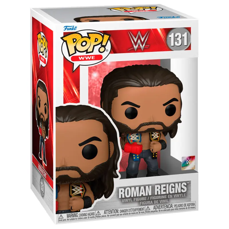 WWE POP! Vinilová figúrka Roman Reigns s opaskami 9 cm termékfotó