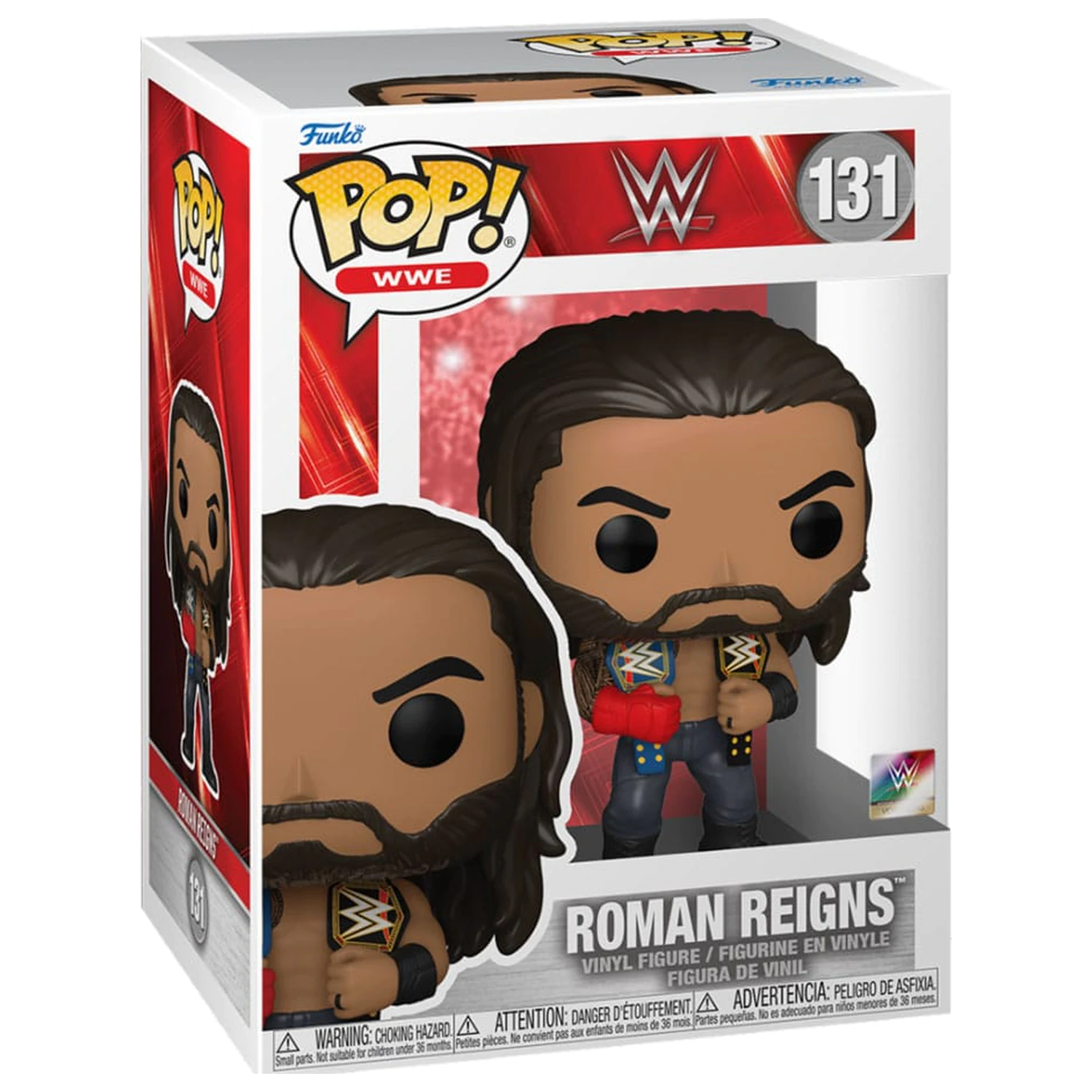 WWE POP! Vinylová figúrka Roman Reigns s opaskami 9 cm produktová fotografia