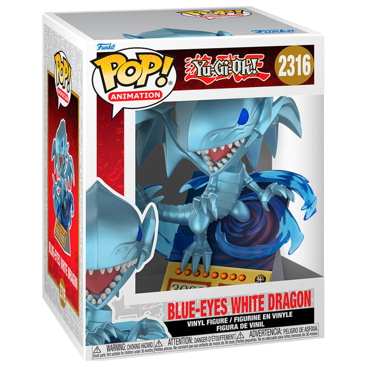 Funko POP figúrka Premium Yu-Gi-Oh! Blue-Eyes White Dragon produktová fotografia