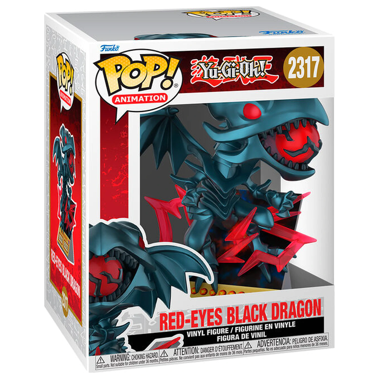 Funko POP figúrka Premium Yu-Gi-Oh! Red-Eyes Black Dragon produktová fotografia