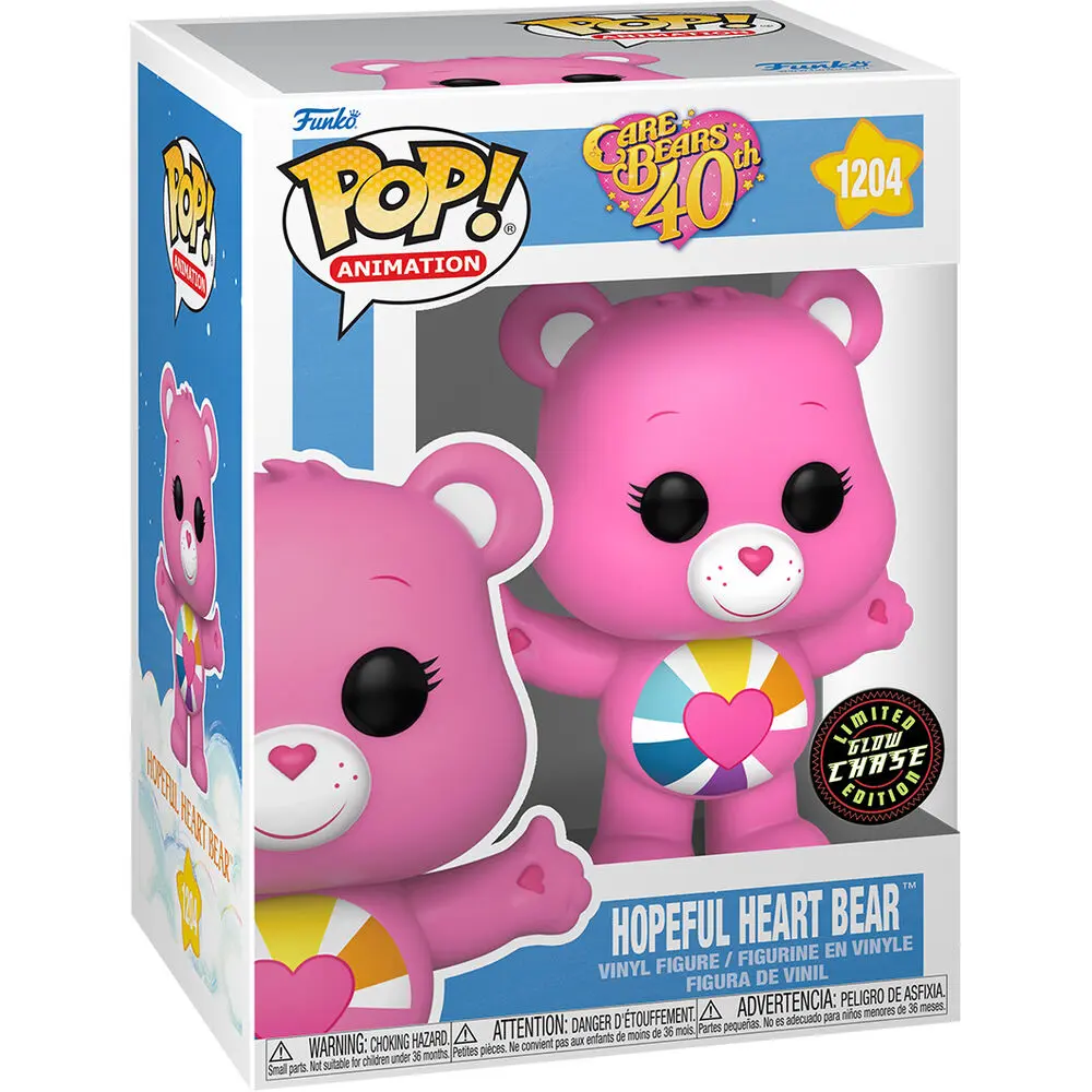 POP figúrka Care Bears 40. výročie Hopeful Heart Bear Chase termékfotó