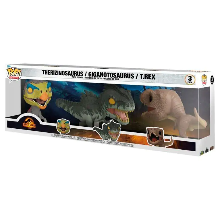 POP balenie 3 figúrok Jurassic World produktová fotografia