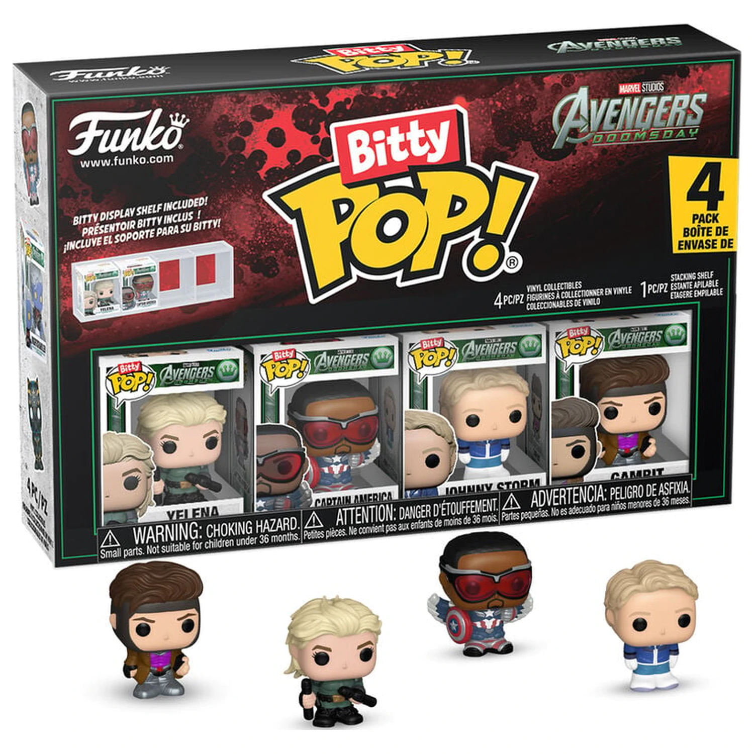 Funko POP Marvel Studios Avengers sada 4 figúrok Doomsday produktová fotografia