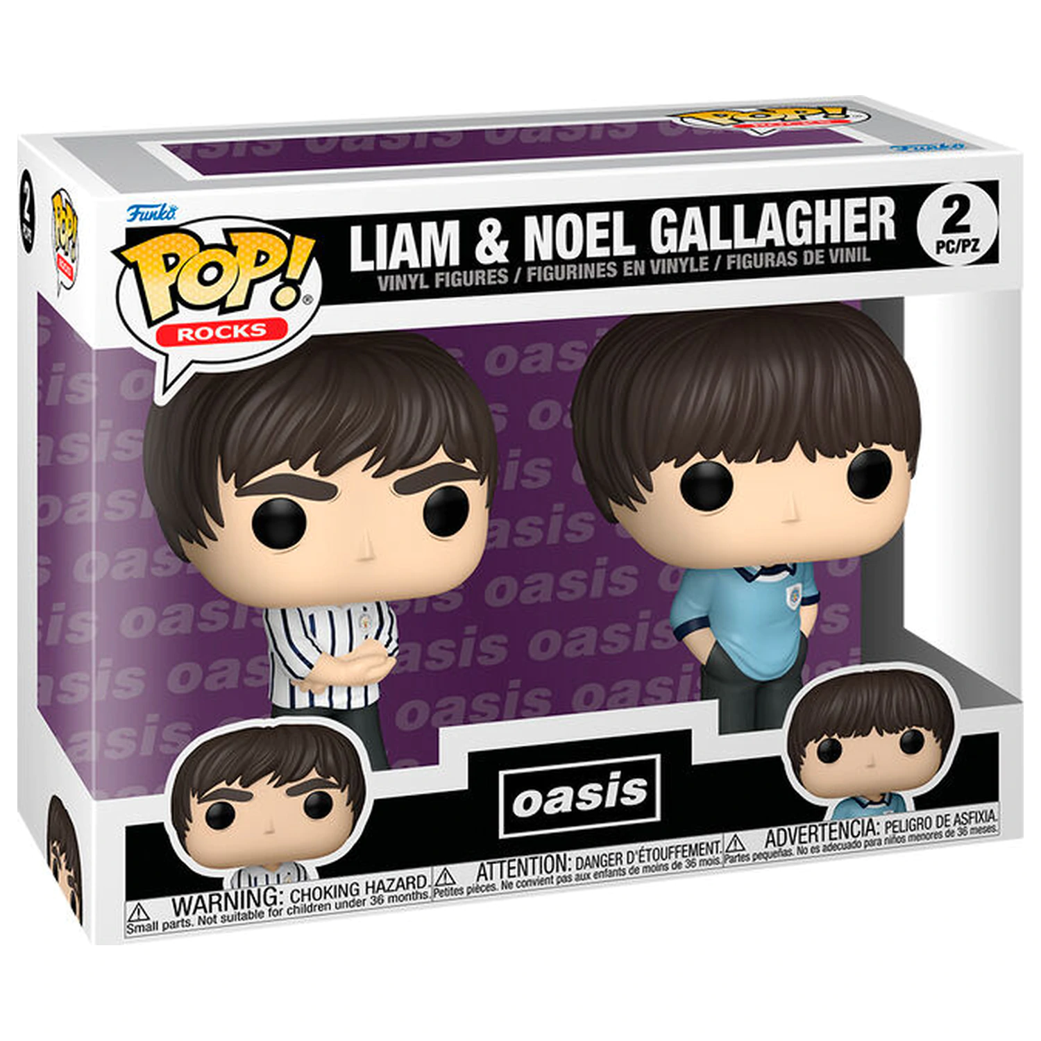 Funko POP balenie 2 figúrok Oasis Liam & Noel Gallagher produktová fotografia