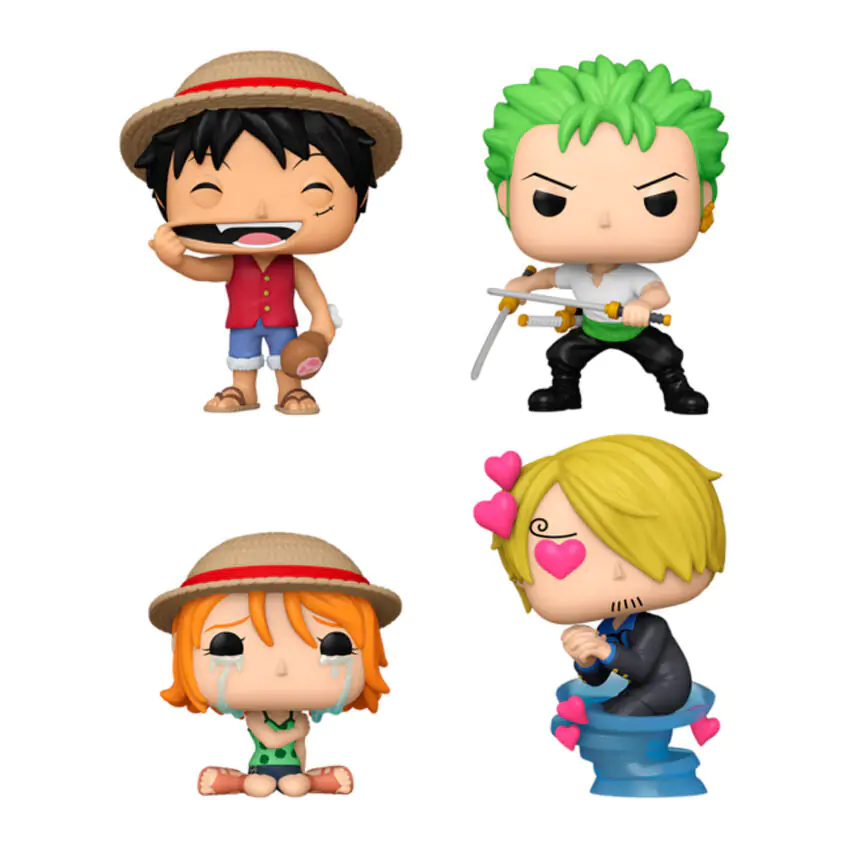 Funko POP balenie 4 figúrky One Piece Exclusive produktová fotografia