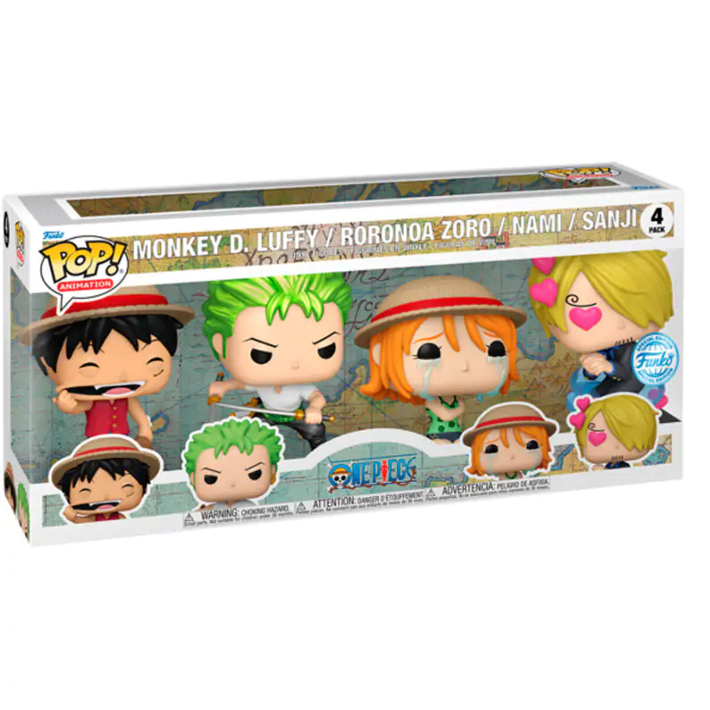 Funko POP balenie 4 figúrky One Piece Exclusive produktová fotografia