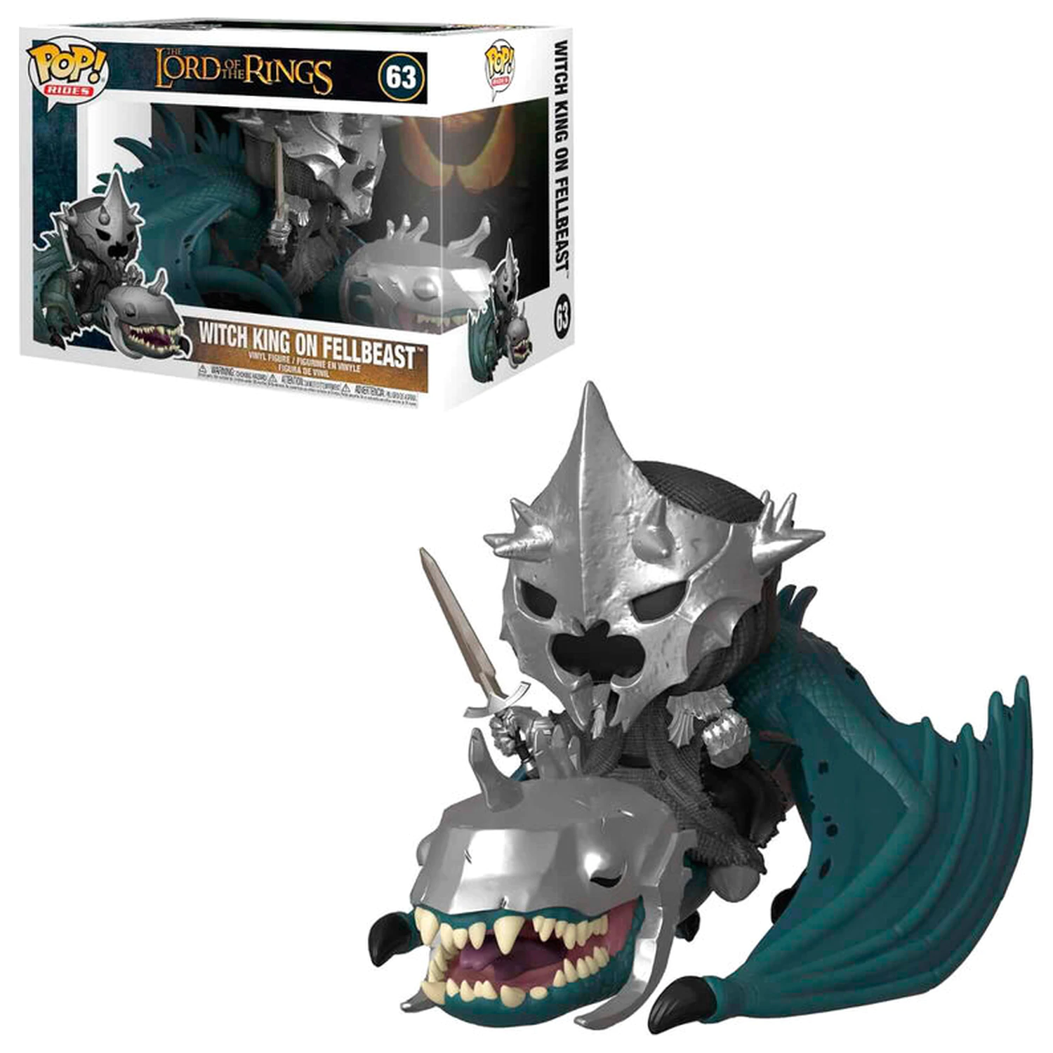 Lord of the Rings POP! Rides Vinylová Figúrka Witch King & Fellbeast 15 cm [POŠKODENÝ OBAL] produktová fotografia