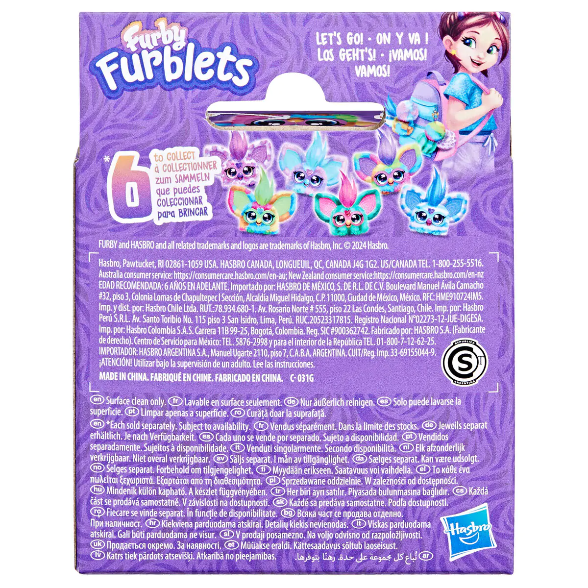 Furblet Ray-Vee mini Furby produktová fotografia