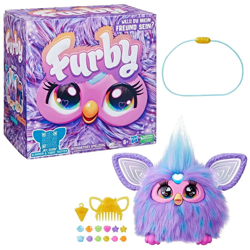 Furby Interaktívna plyšová hračka Purple *German Version* produktová fotografia