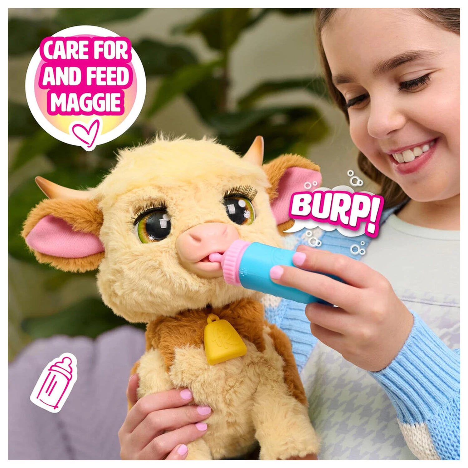 FurReal Maggie the Cow interaktívna plyšová hračka produktová fotografia
