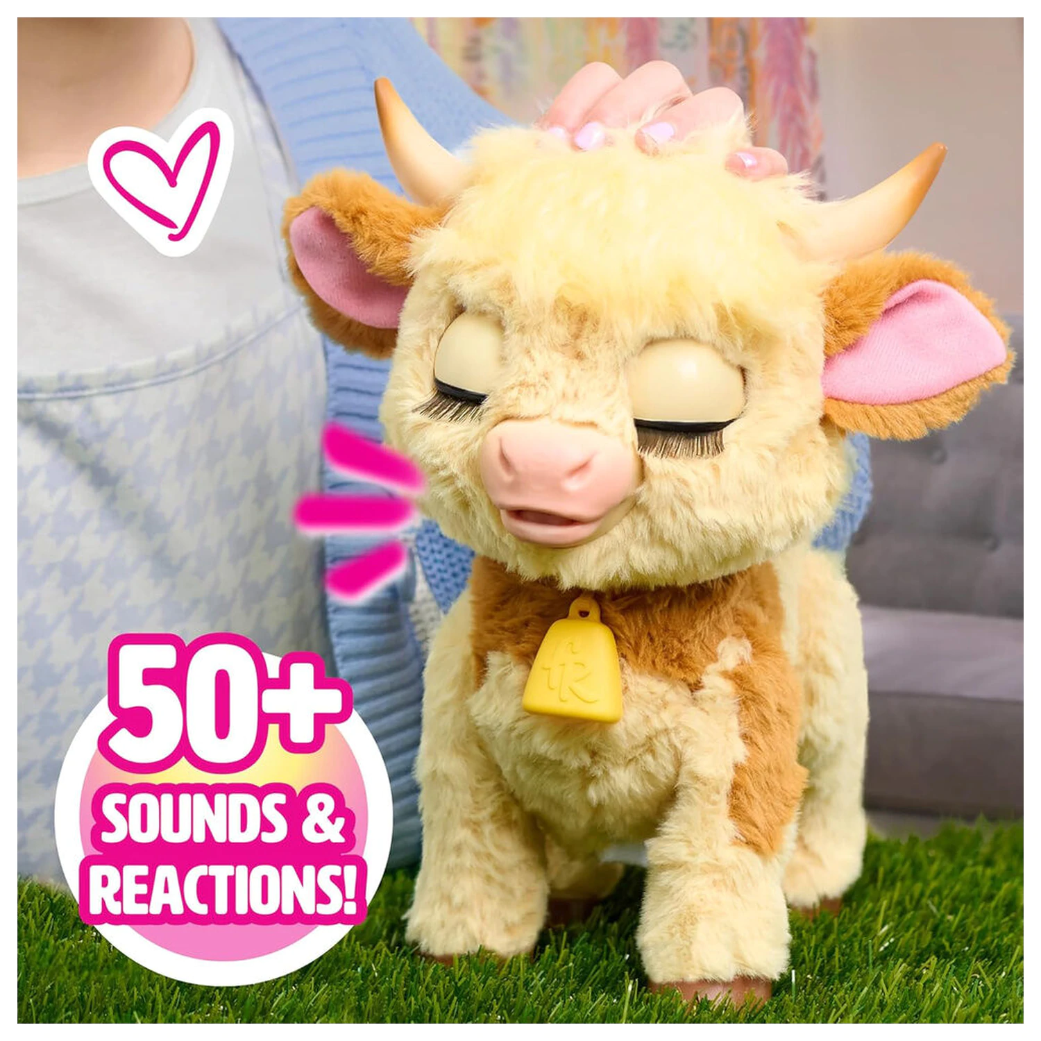 FurReal Maggie the Cow interaktívna plyšová hračka produktová fotografia