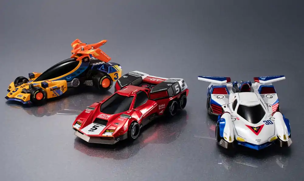 Future GPX Cyber Formula Vozidlá 3-balenie Asurada G.S.X & Albatrander 602 & Aoi Superion GT Set Heritage Edition 7 cm produktová fotografia