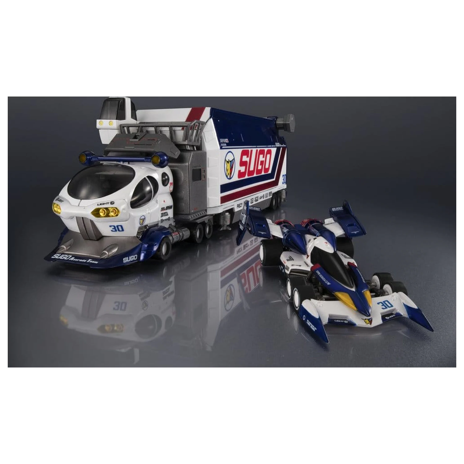 Future GPX Cyber Formula Collection vozidlá 2-balenie Sugolegerd 10V5000 & Super Asurada 01 Circuit Mode Heritage Edition DX 22 cm produktová fotografia