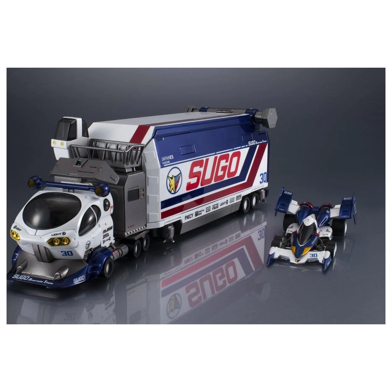 Zberateľské vozidlá Future GPX Cyber Formula 2-Pack Sugolegerd 10V5000 & Super Asurada 01 Circuit Mode -Heritage Edition- DX 22 cm (s darčekom) produktová fotografia