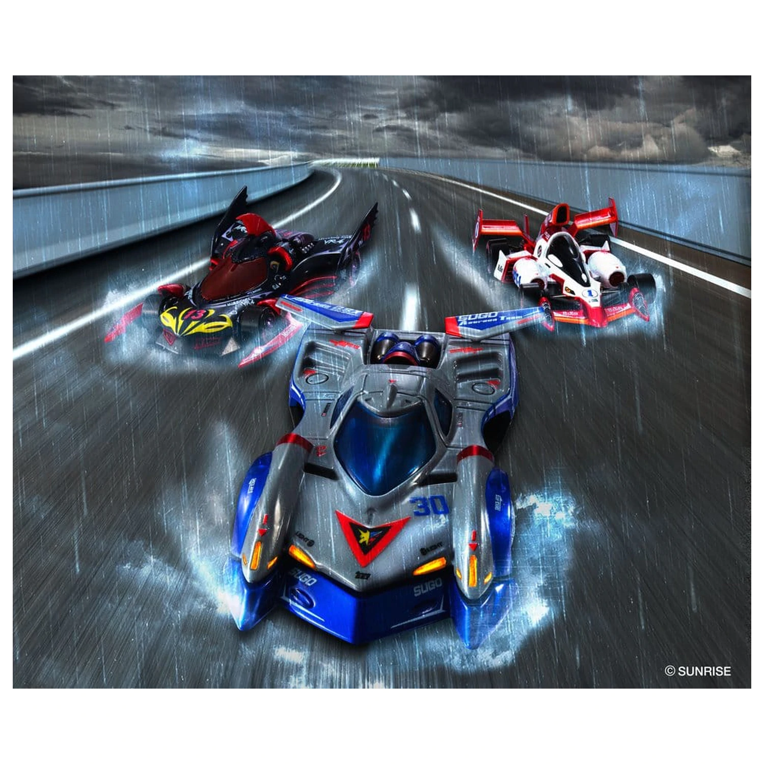 Future GPX Cyber Formula Cyber Formula Collection -Heritage Edition- sada vozidiel 3-balenie Asurada G.S.X Aero Mode & Knight Savior 005 & Missionel VR-4 produktová fotografia