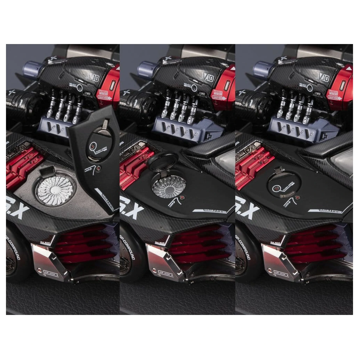 Future GPX Cyber Formula Variable Action Hi-SPEC United Vozidlo Asurada G.S.X RS SIREN 26 cm produktová fotografia