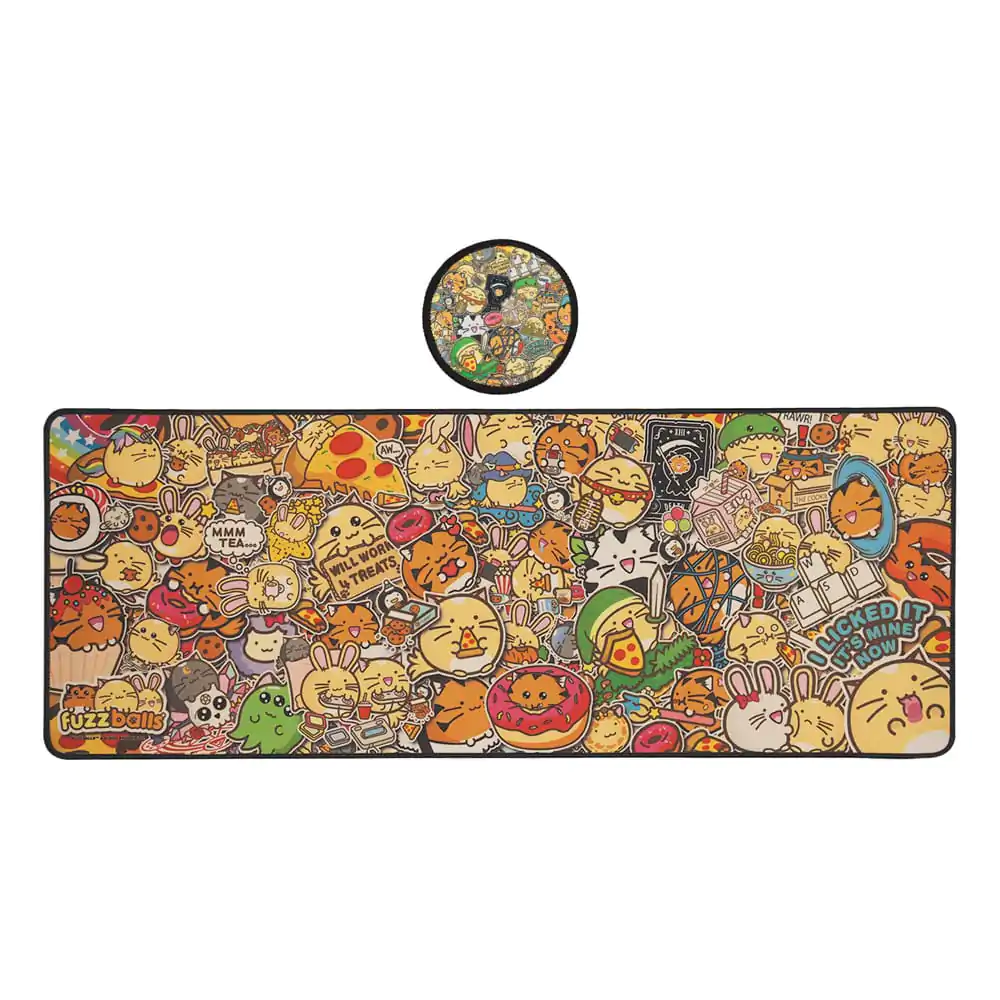 Fuzzballs podložka na stôl a súprava podložiek pod poháre produktová fotografia