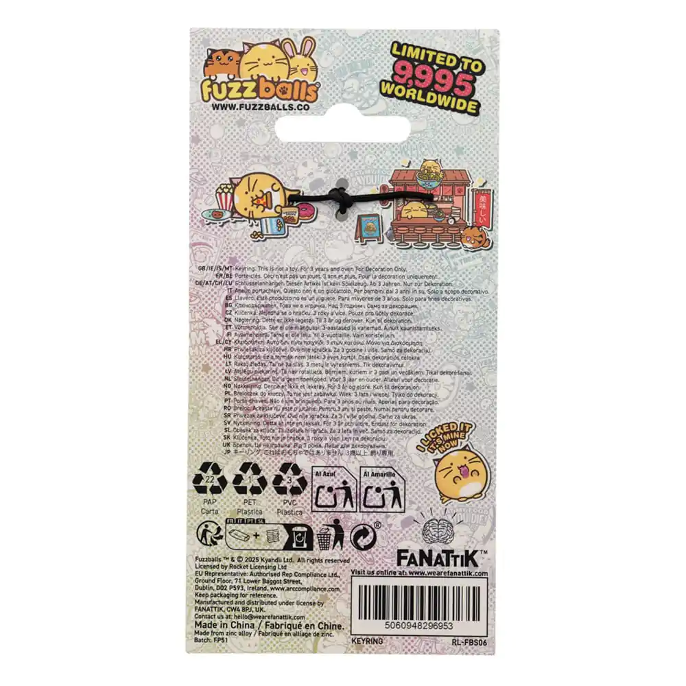 Fuzzballs Keychain Whisky Noodles Limited Edition prívesok na kľúče produktová fotografia