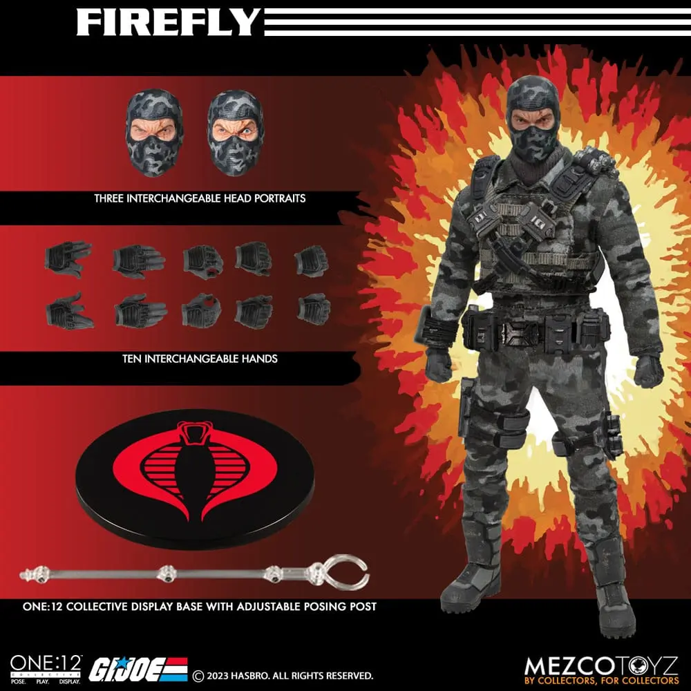 G.I. Joe Akčná figúrka 1/12 Firefly 17 cm produktová fotografia