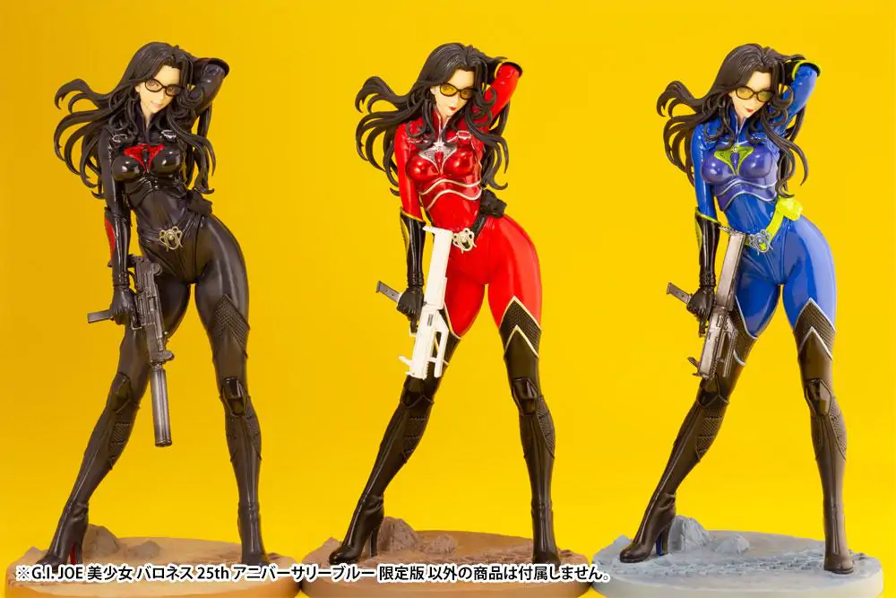 G.I. Joe Bishoujo PVC Socha 1/7 Baroness 25th Anniversary Blue Color Ver. 23 cm produktová fotografia