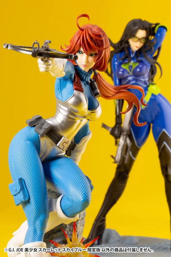 G.I. Joe Bishoujo PVC Socha 1/7 Scarlett 25th Anniversary Sky Blue Color Ver. 23 cm produktová fotografia