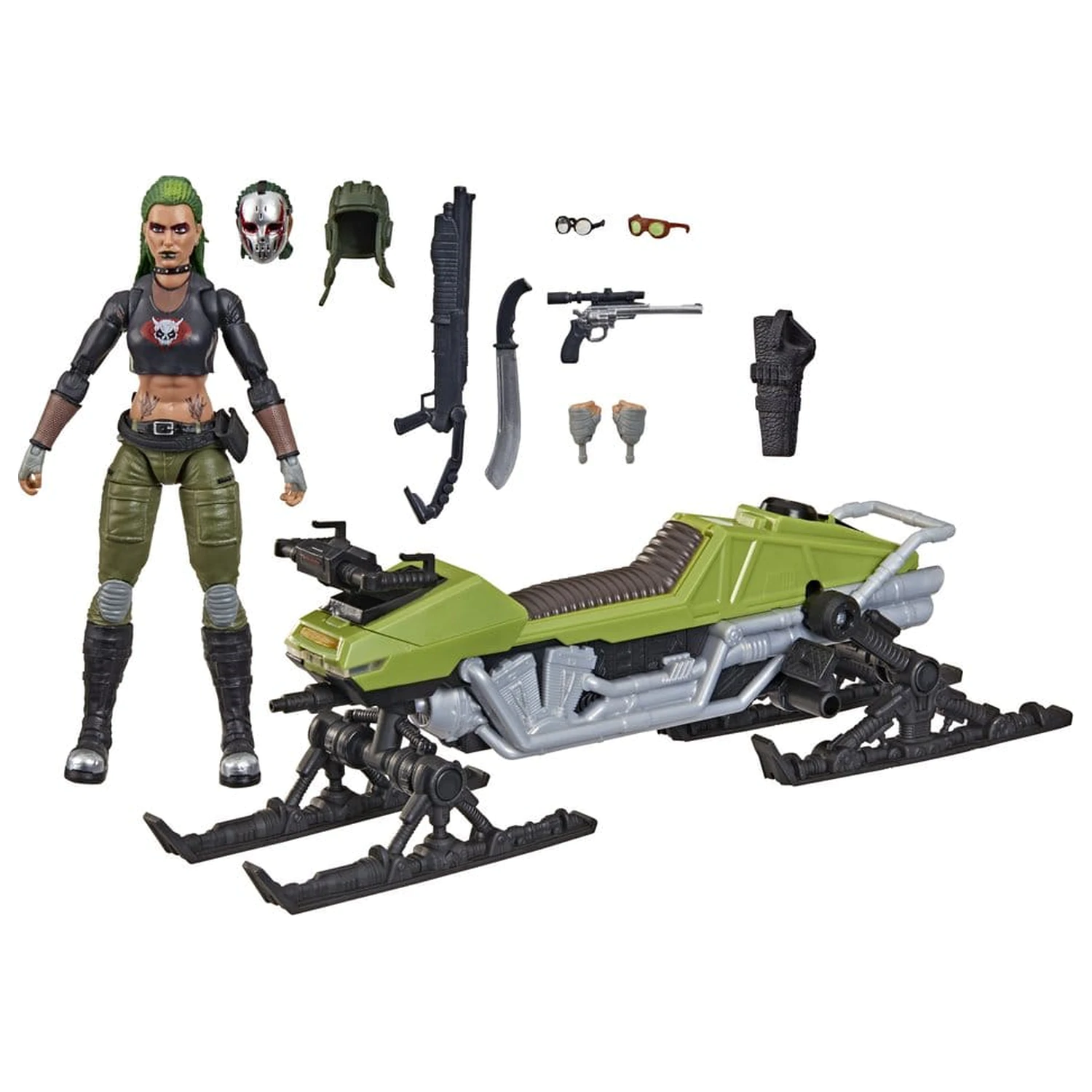 G.I. Joe Classified Series Akčná figúrka a súprava vozidla #194 Zanya a Dreadnok Chameleon (Swamp Skier) 15 cm produktová fotografia