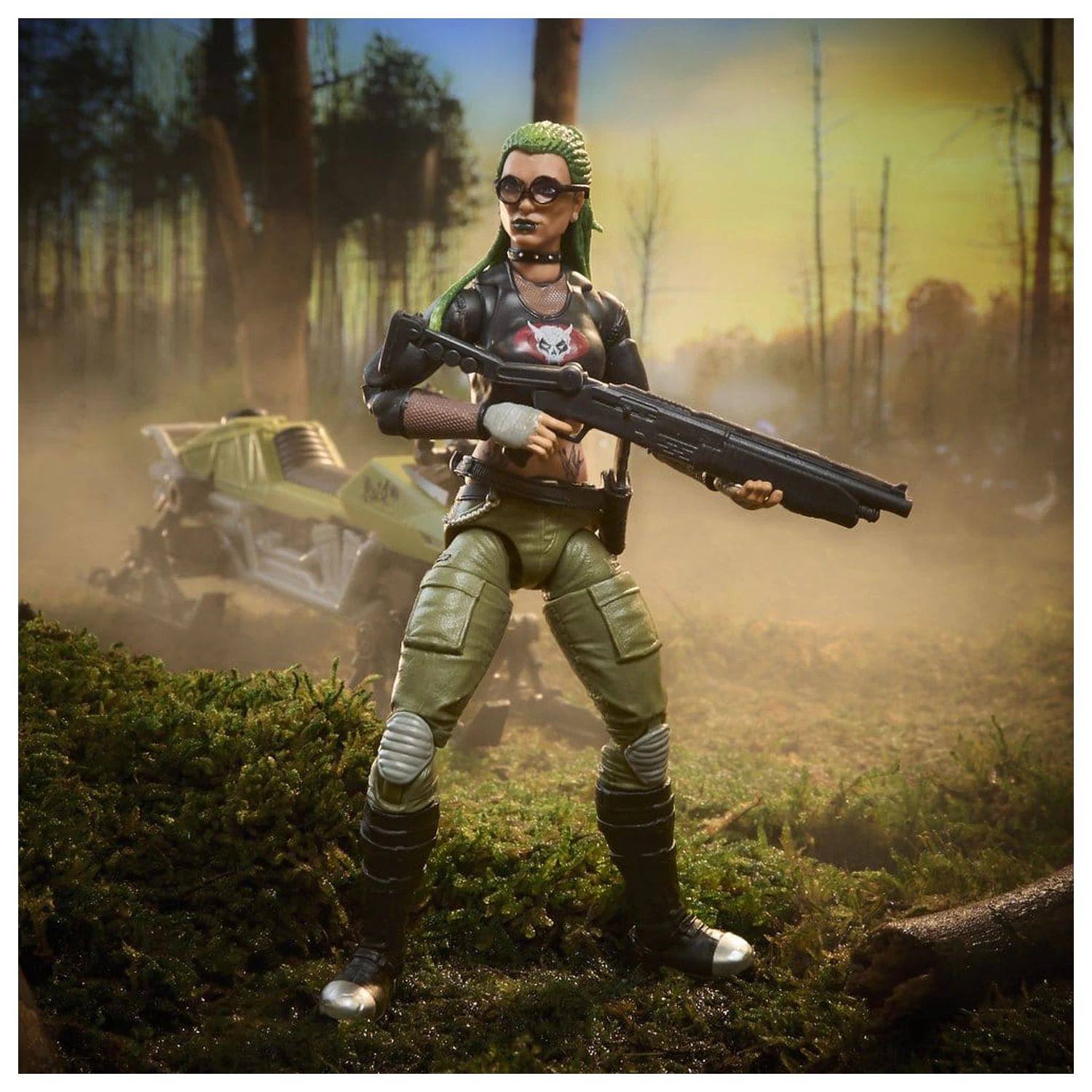 G.I. Joe Classified Series Akčná figúrka a súprava vozidla #194 Zanya a Dreadnok Chameleon (Swamp Skier) 15 cm produktová fotografia