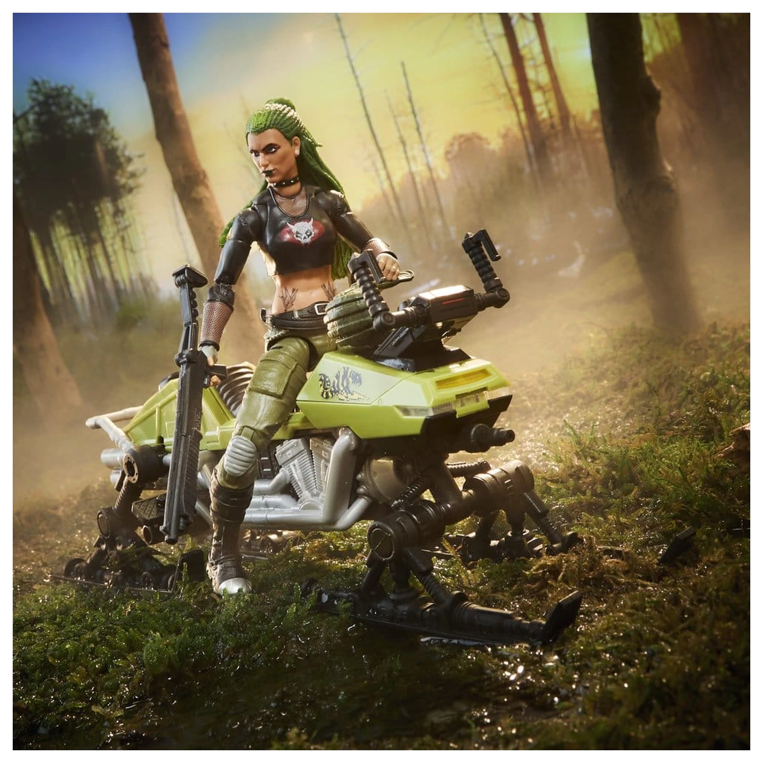 G.I. Joe Classified Series Akčná figúrka a súprava vozidla #194 Zanya a Dreadnok Chameleon (Swamp Skier) 15 cm produktová fotografia