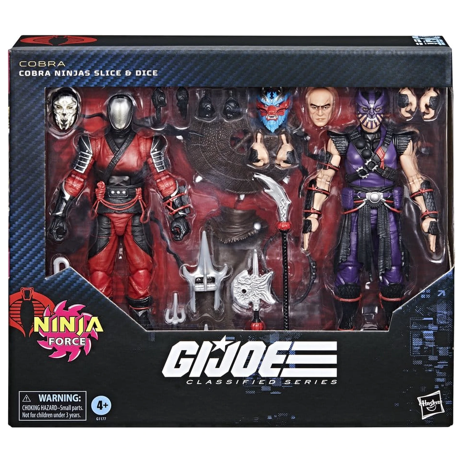 G.I. Joe Classified Series Akčná figúrka 2-Pack #160 Cobra Ninjas Slice & Dice 15 cm produktová fotografia