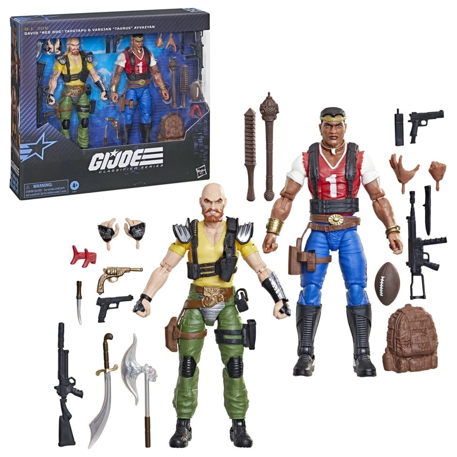 G.I. Joe Classified Series Akčná figúrka 2-balenie #193 David "Red Dog" Taputapu & Varujan "Taurus" Ayvazyan 15 cm produktová fotografia