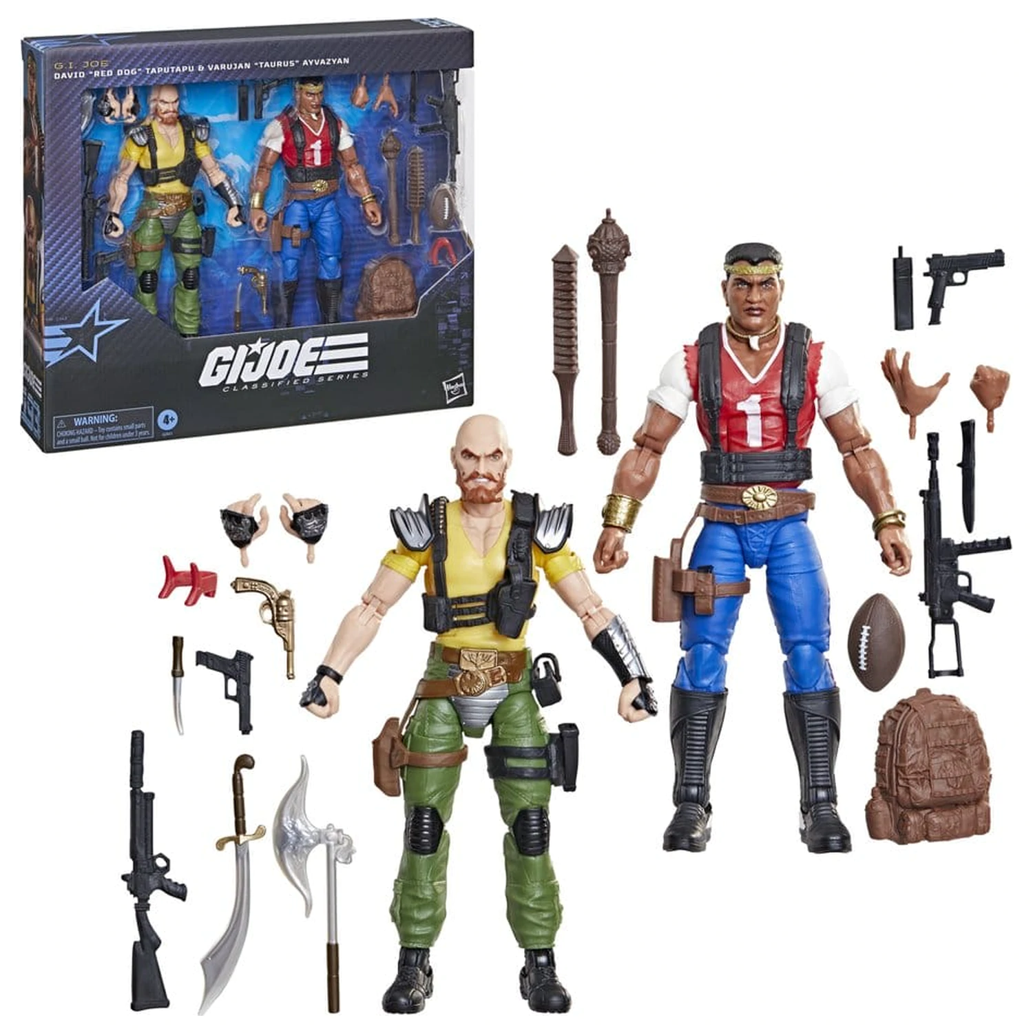 G.I. Joe Classified Series Akčná figúrka 2-balenie #193 David "Red Dog" Taputapu & Varujan "Taurus" Ayvazyan 15 cm produktová fotografia