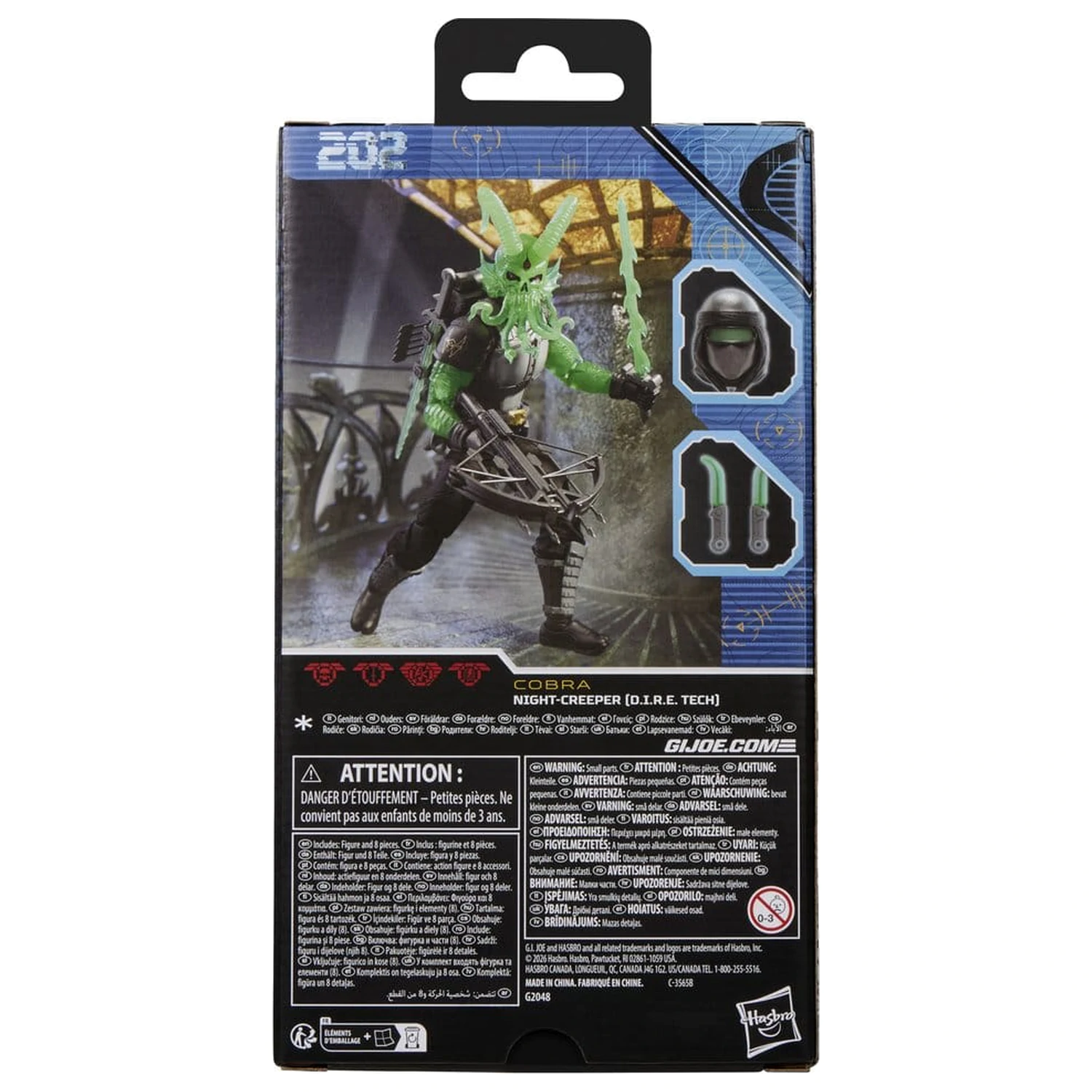 G.I. Joe Classified Series Akčná figúrka #202 Night-Creeper (D.I.R.E. Tech) 15 cm produktová fotografia