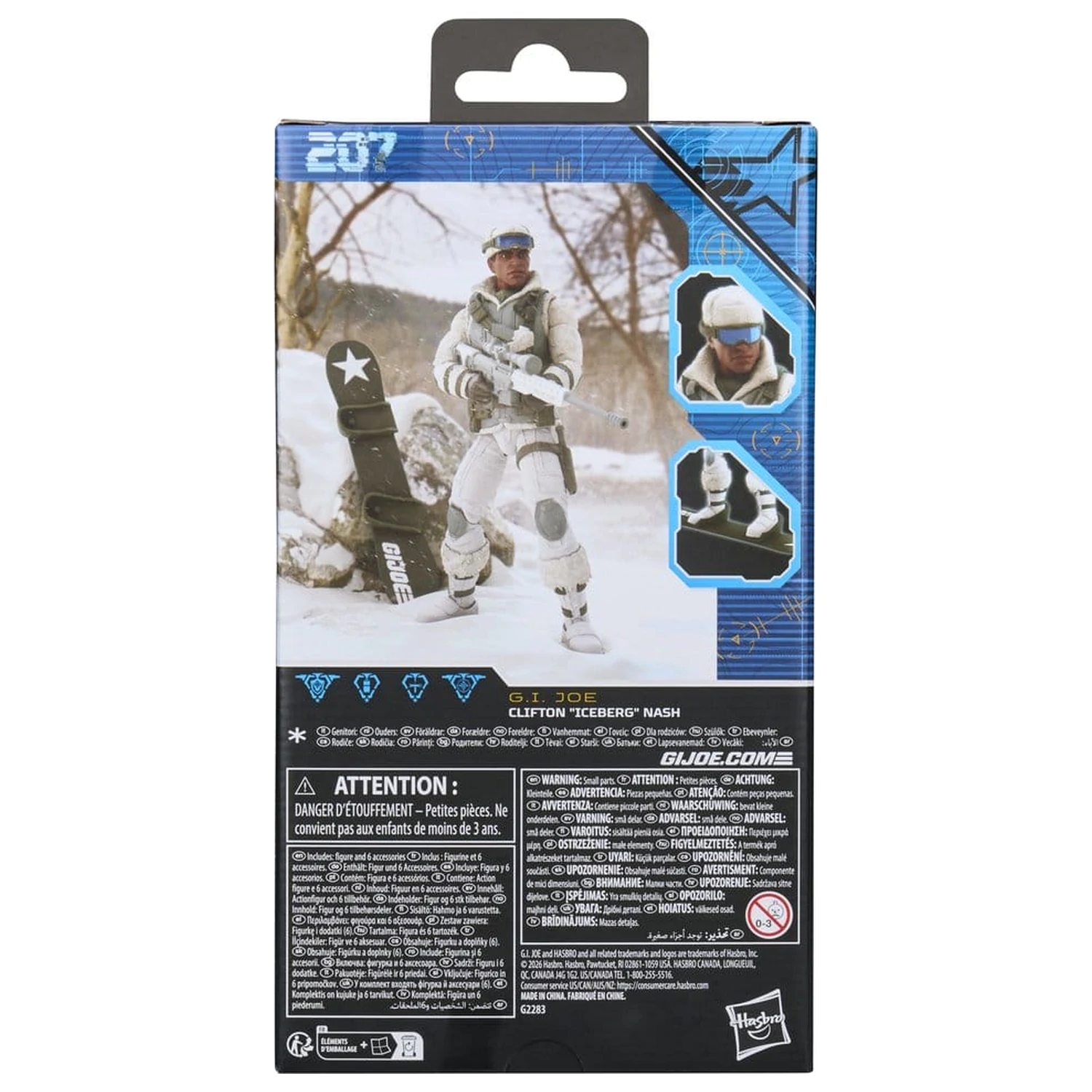 G.I. Joe Classified Series Akčná figúrka #207 Clifton "Iceberg" Nash 15 cm produktová fotografia