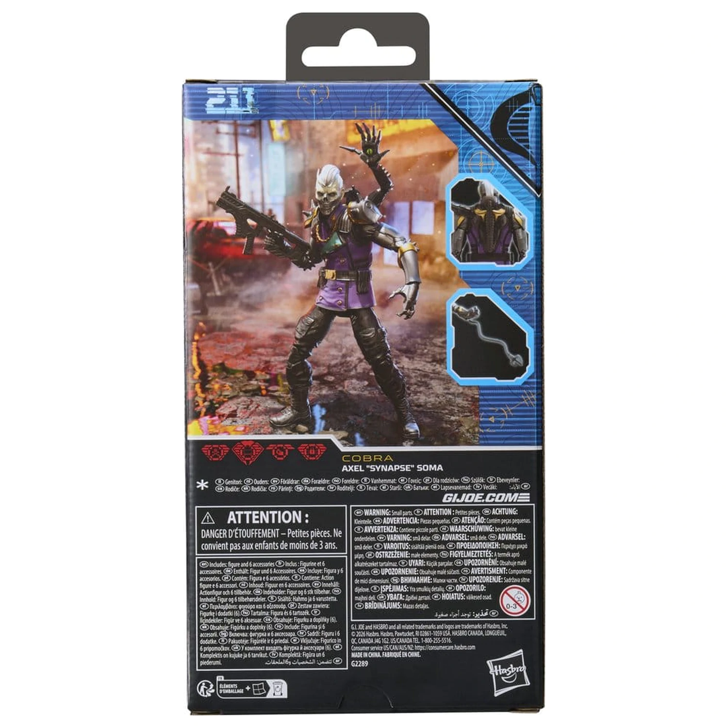 G.I. Joe Classified Series Akčná figúrka #211 Axel "Synapse" Soma 15 cm produktová fotografia
