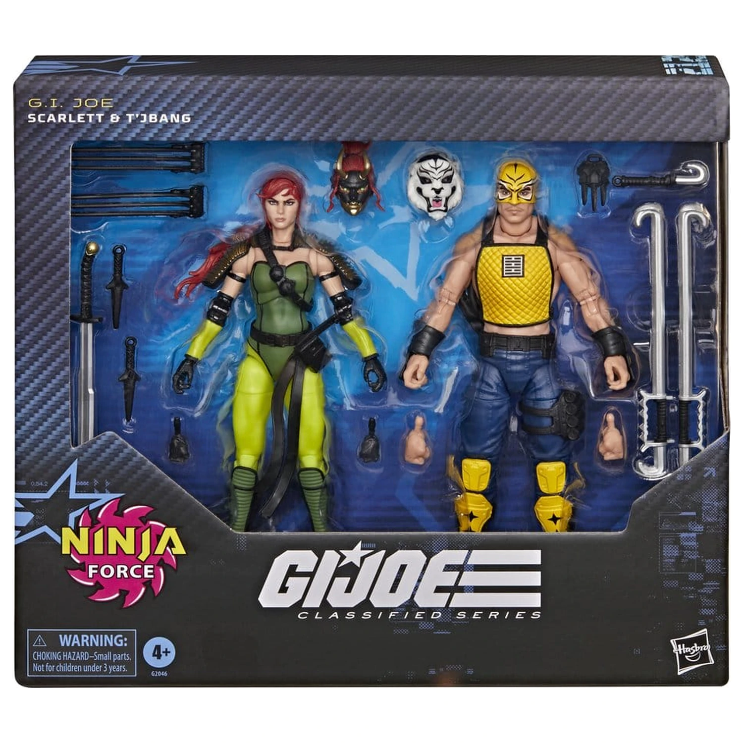 G.I. Joe Classified Series Akčná figúrka 2-balenie #212 Ninja Force Scarlett & T'Jbang 15 cm produktová fotografia