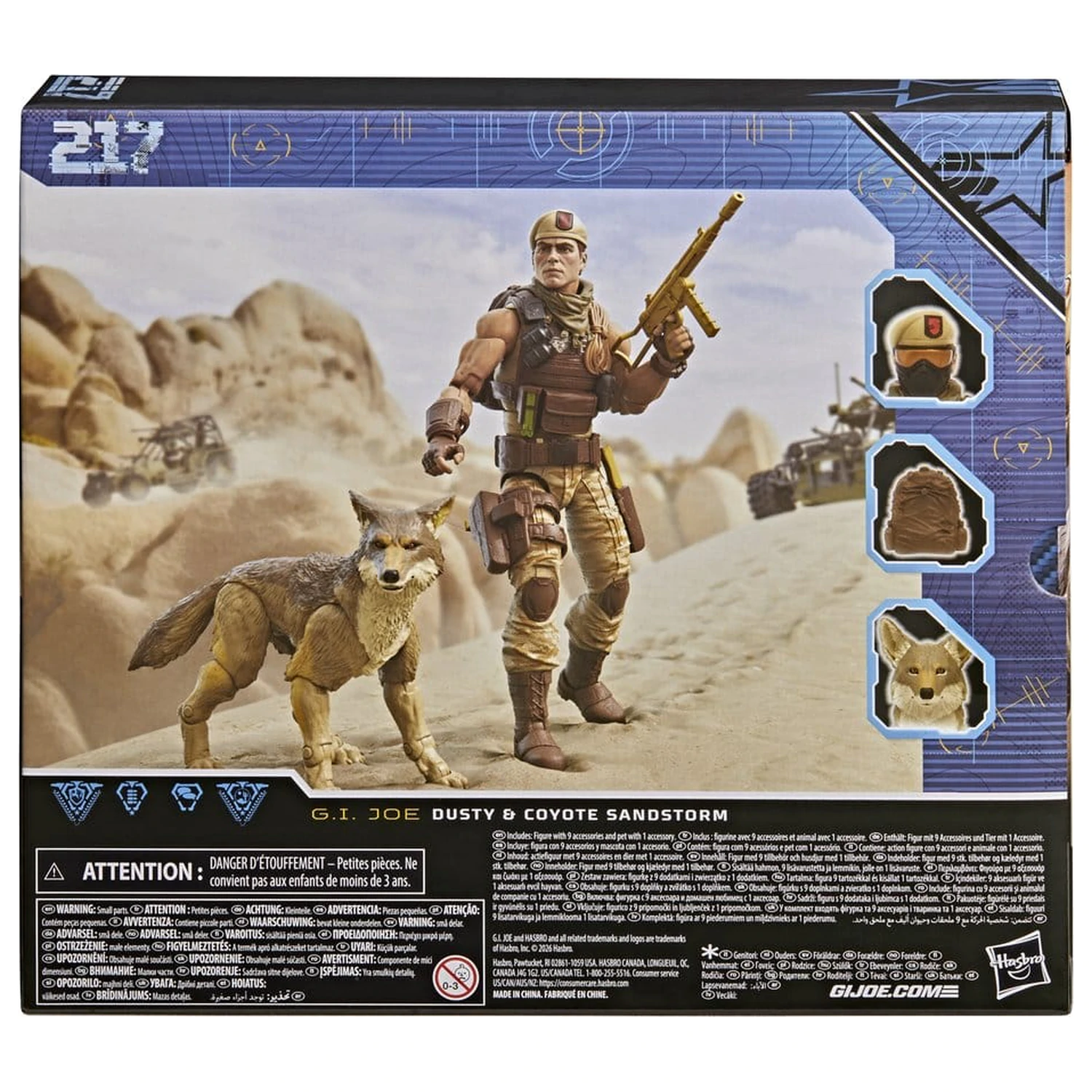 G.I. Joe Classified Series Akčná figúrka #217 Dusty & Coyote Sandstorm 15 cm produktová fotografia