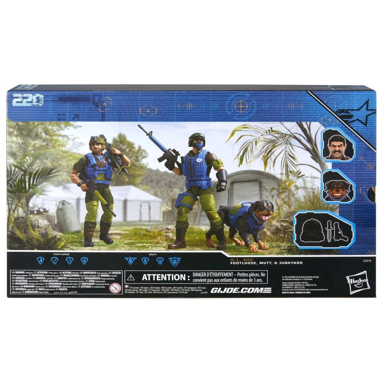 G.I. Joe Classified Series Akčná figúrka 3-balenie #220 Mad Marauders: Footloose & Mutt & Junkyard 15 cm produktová fotografia