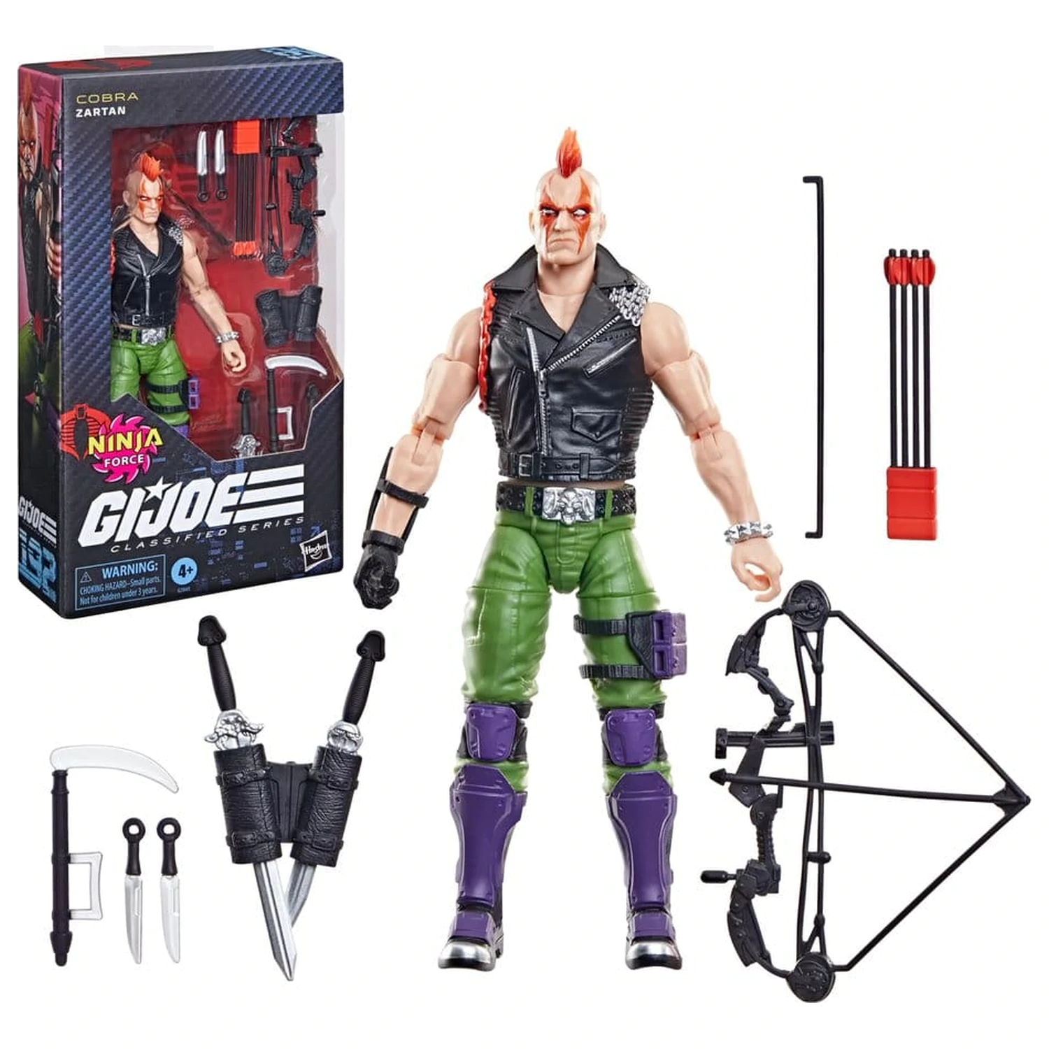 G.I. Joe Classified Series Akčná figúrka #192 Ninja Force Zartan 15 cm produktová fotografia