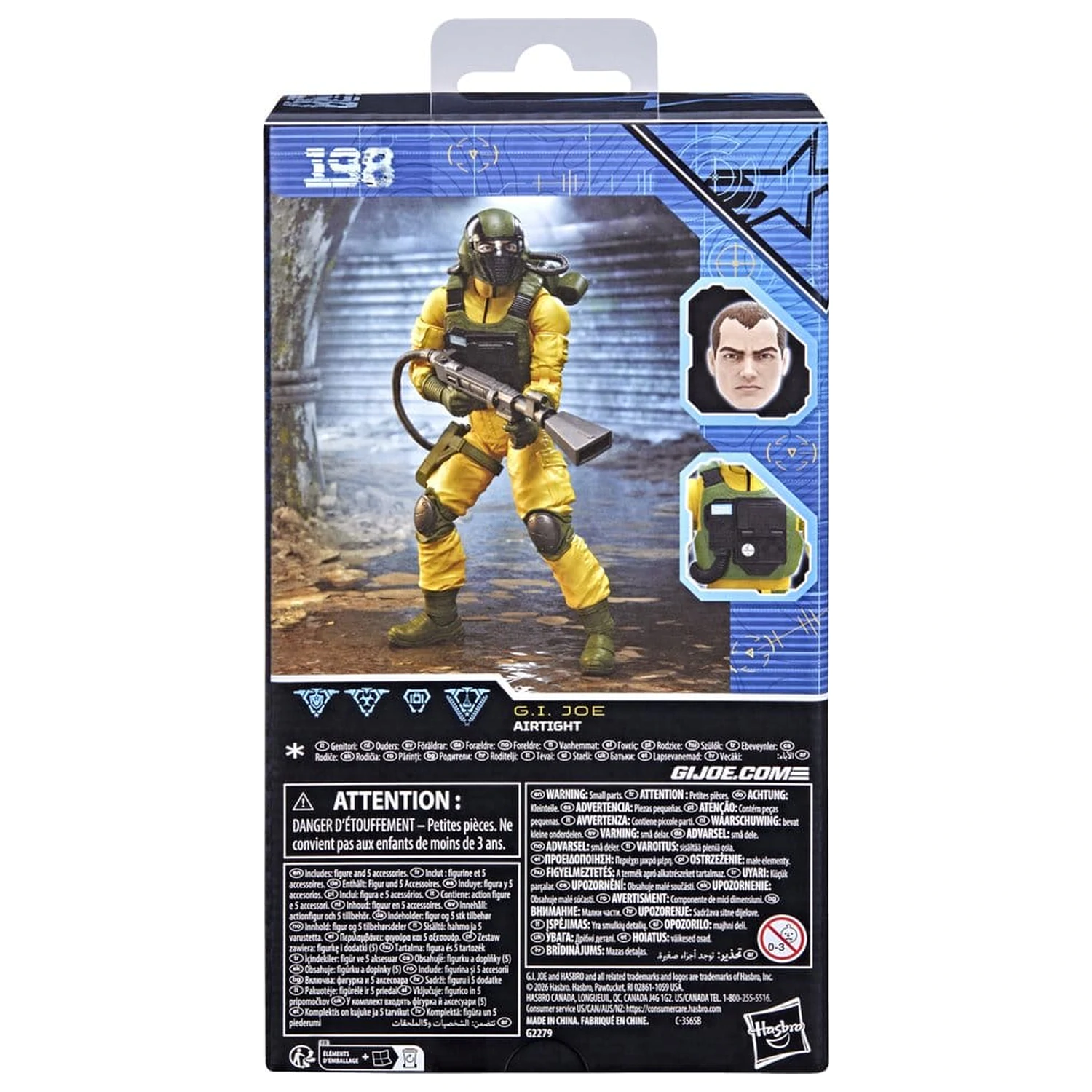 G.I. Joe Classified Series Akčná figúrka #198 Airtight 15 cm produktová fotografia