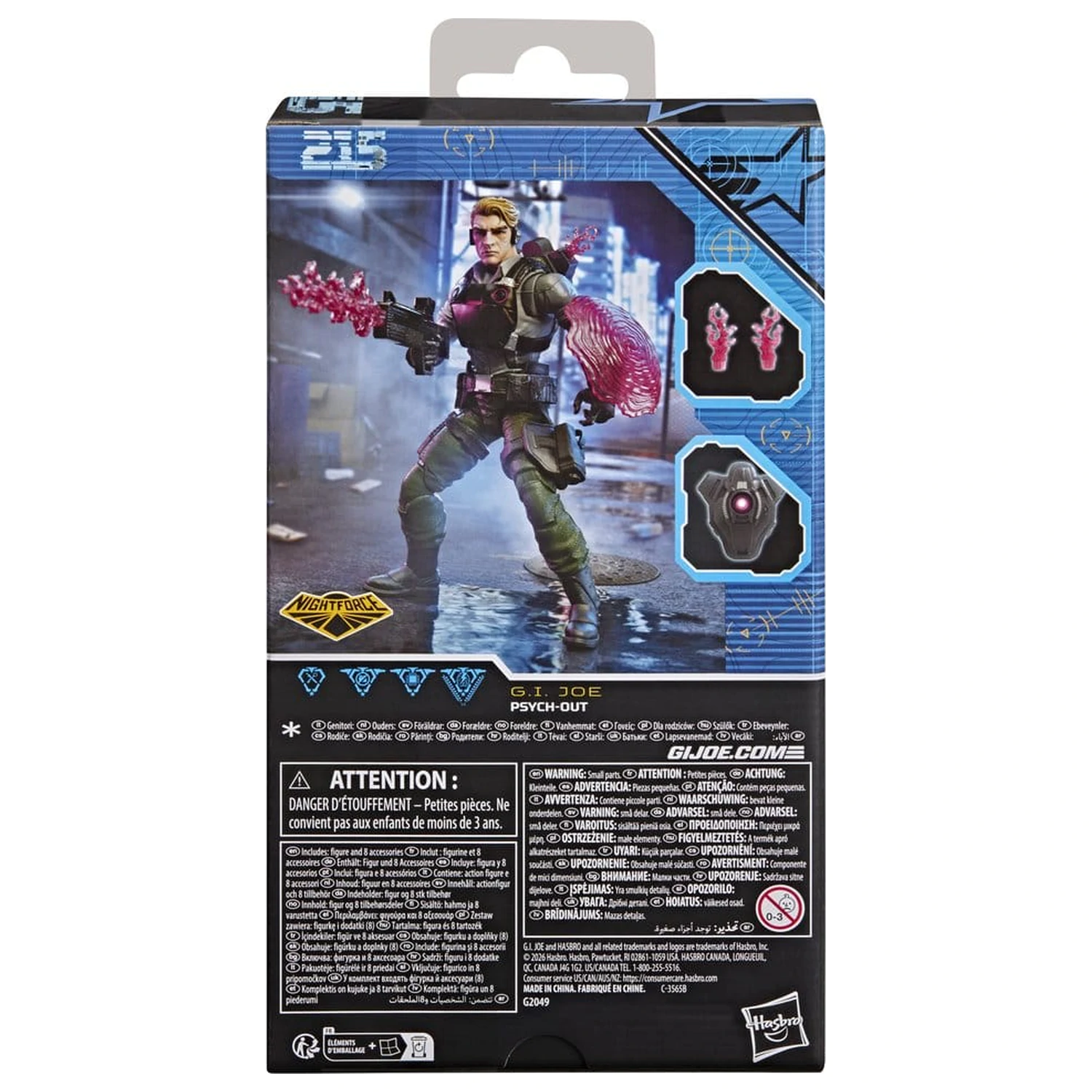 G.I. Joe Classified Series Akčná figúrka Night Force: Psych-Out 15 cm produktová fotografia