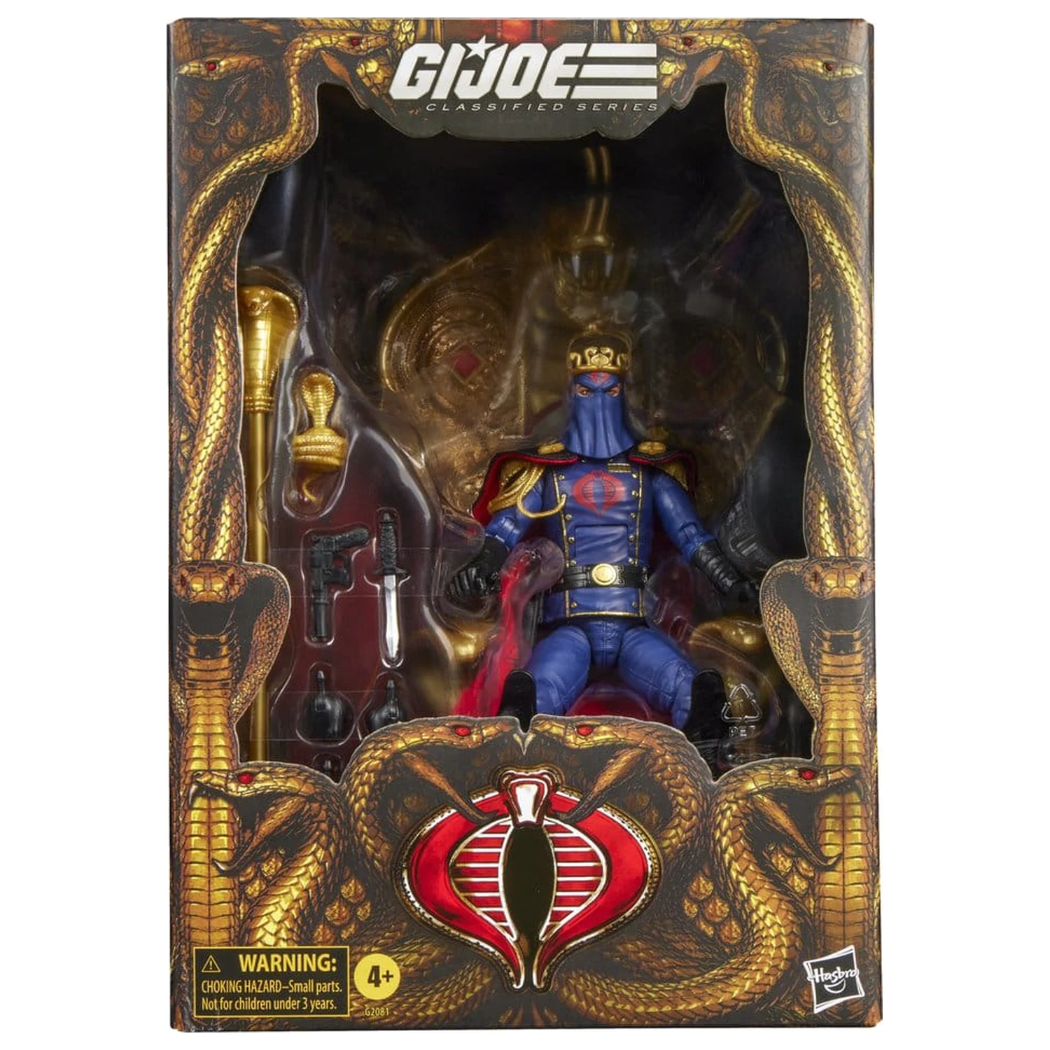 G.I. Joe Classified Series Akčná figúrka Cobra Commander in Dress Uniform & Throne 15 cm produktová fotografia