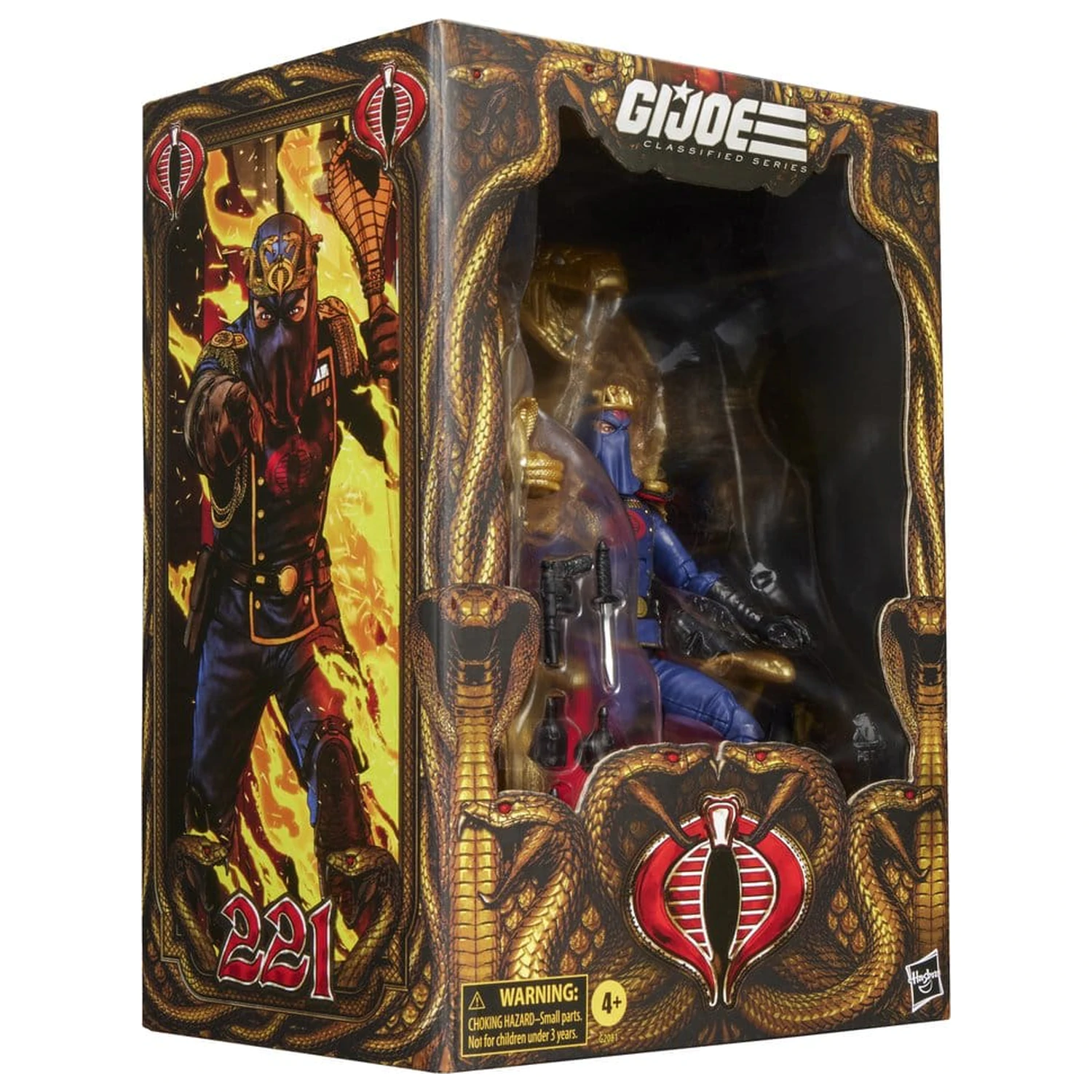 G.I. Joe Classified Series Akčná figúrka Cobra Commander in Dress Uniform & Throne 15 cm produktová fotografia