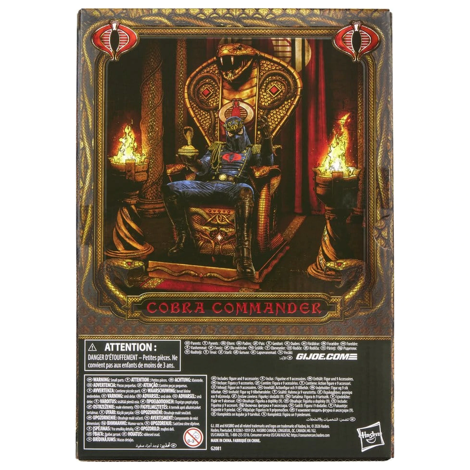 G.I. Joe Classified Series Akčná figúrka Cobra Commander in Dress Uniform & Throne 15 cm produktová fotografia