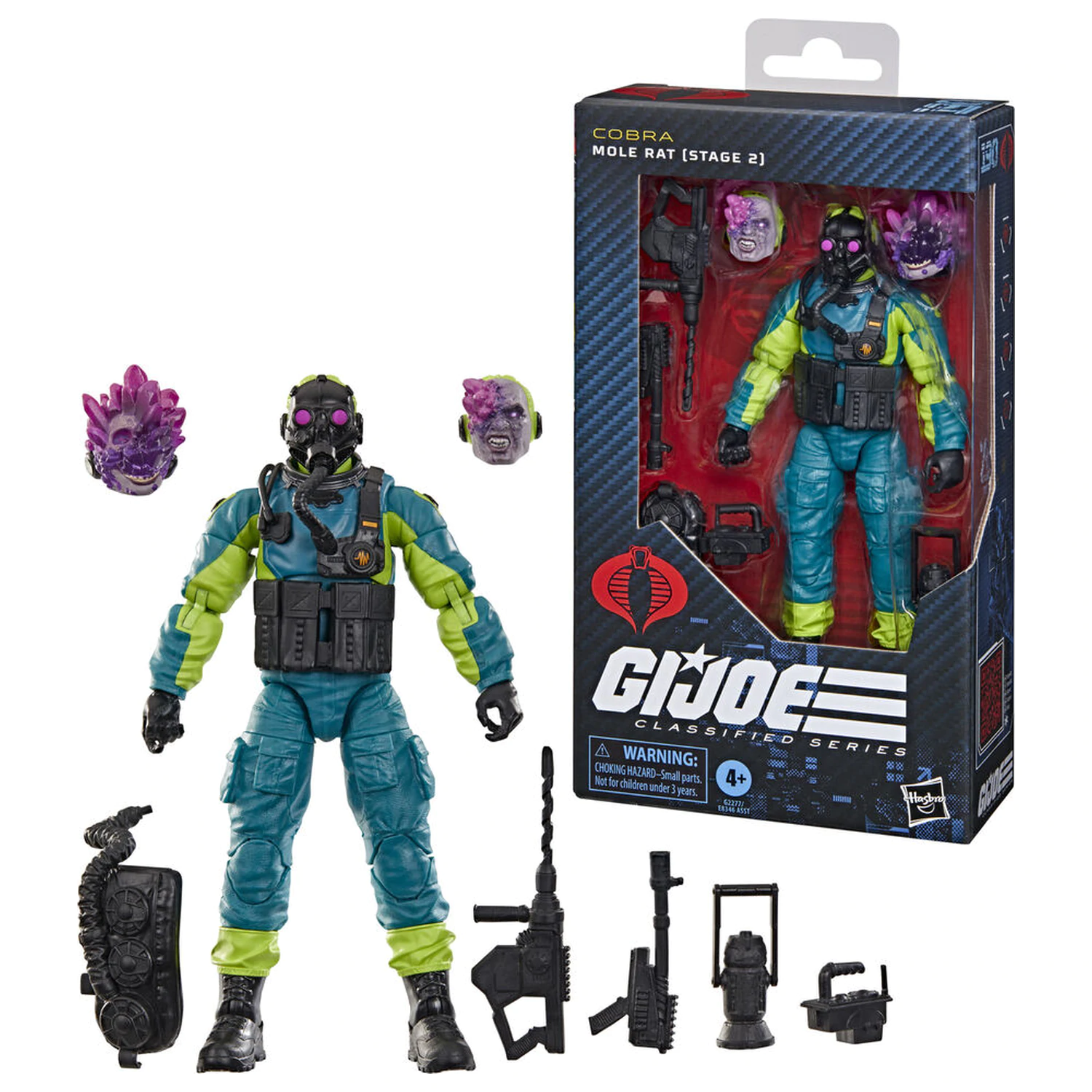 G.I. Joe Classified Series Cobra Mole Rat Stage 2 figúrka 15cm produktová fotografia