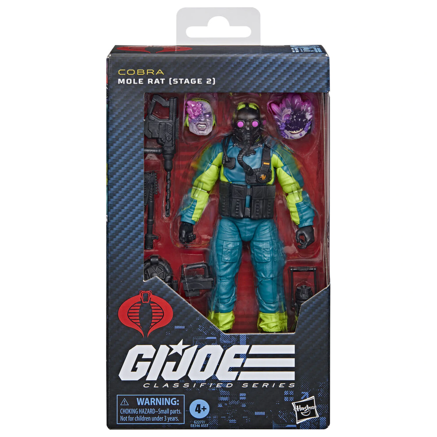 G.I. Joe Classified Series Cobra Mole Rat Stage 2 figúrka 15cm produktová fotografia