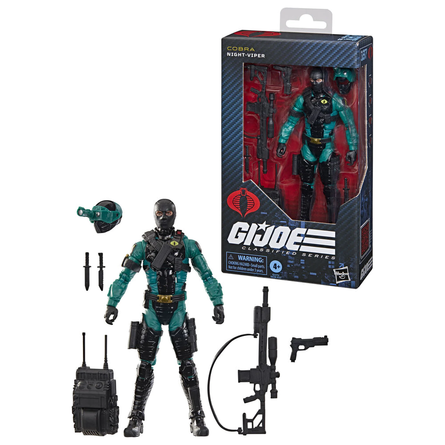 G.I. Joe Classified Series Cobra Night-Viper figúrka 15cm produktová fotografia