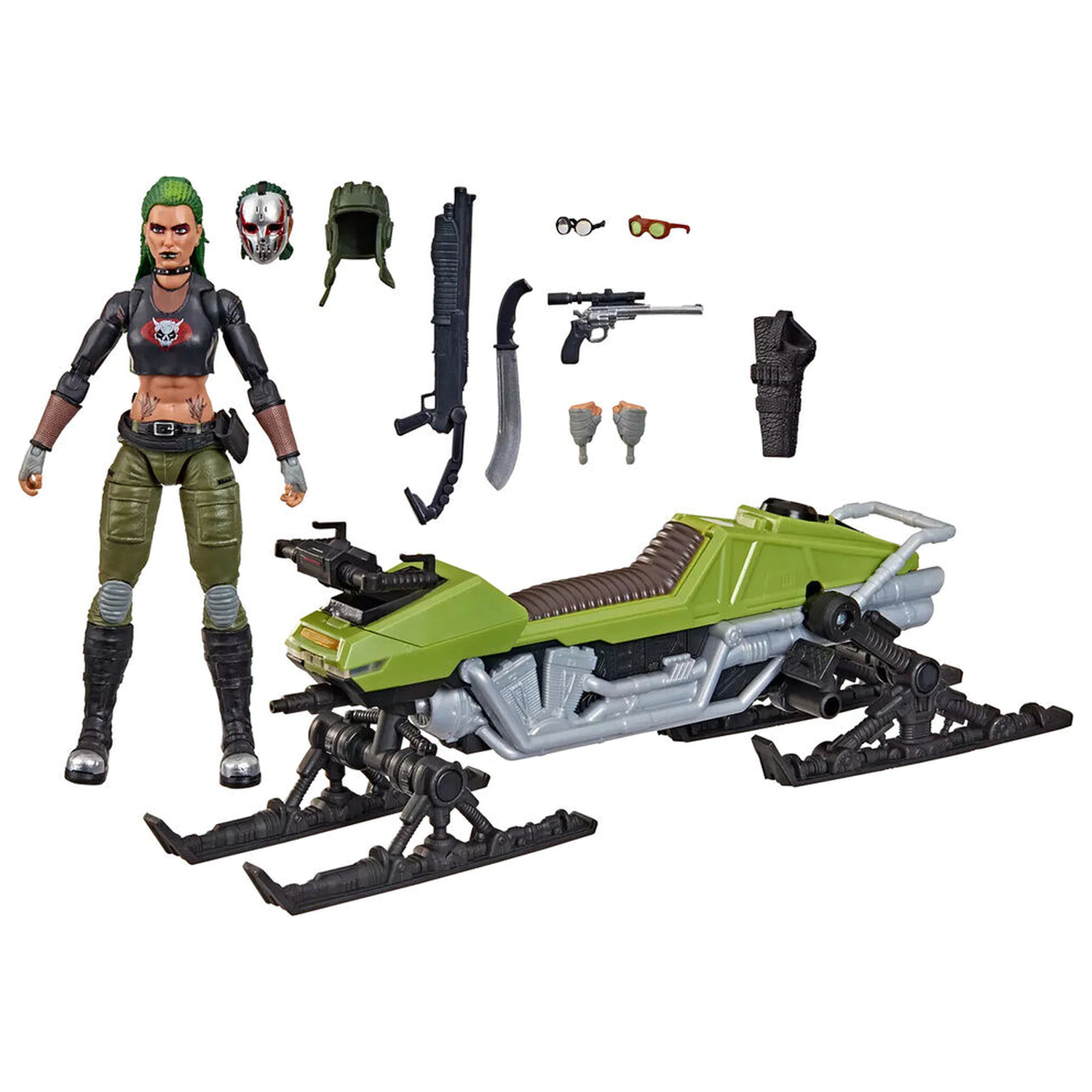 G.I. Joe Classified Series Cobra Zanya a Dreadnok Chameleon figúrka 15 cm produktová fotografia