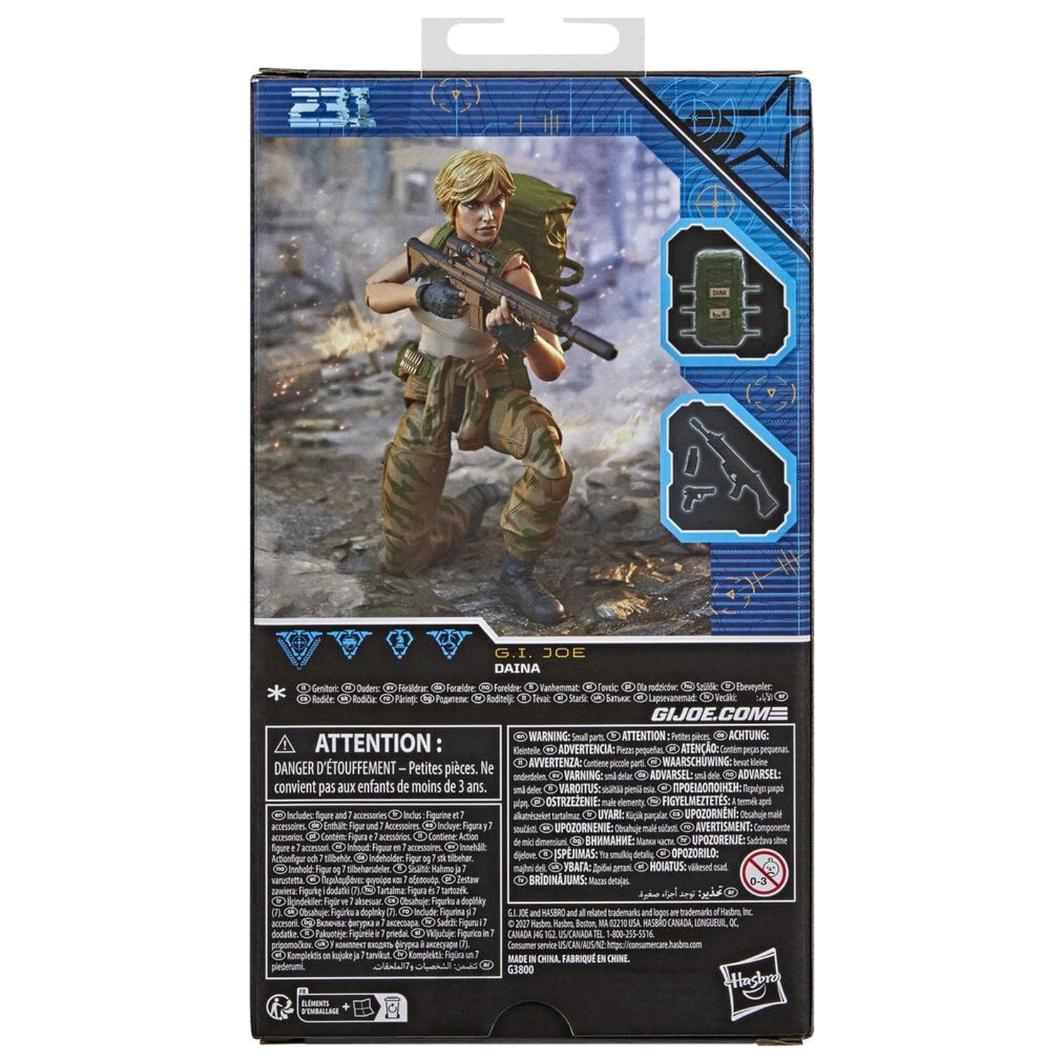 G.I. Joe Classified Series Daina figúrka 15cm produktová fotografia