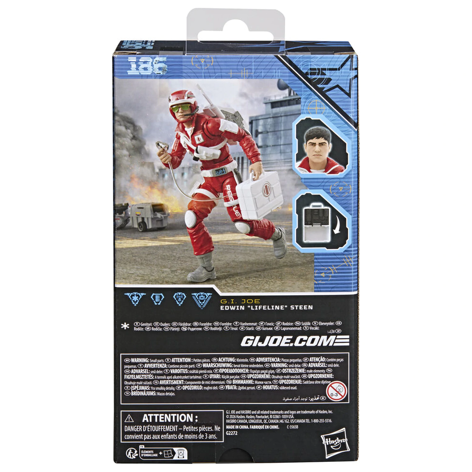 G.I. Joe Classified Series Edwin Lifeline figúrka 15 cm produktová fotografia