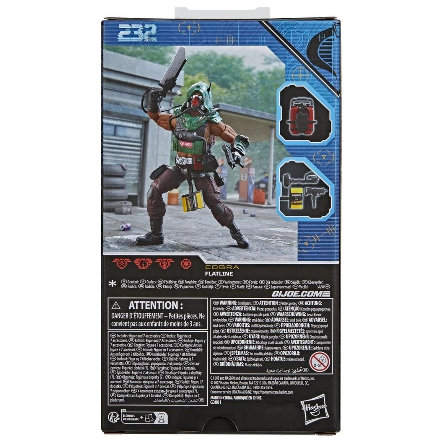 G.I. Joe Classified Series Flatline figúrka 15 cm produktová fotografia